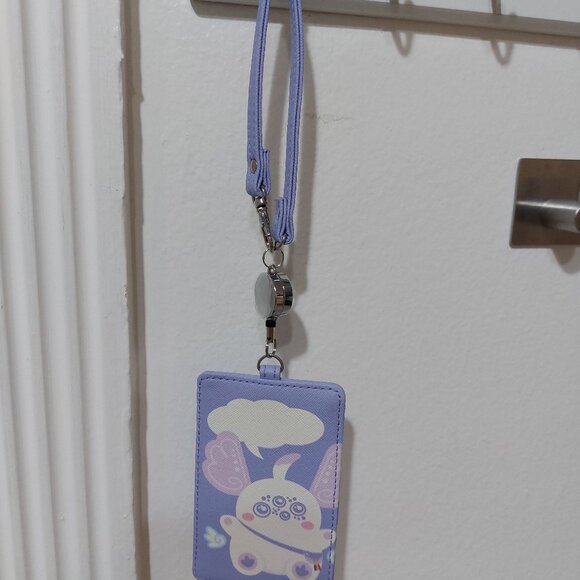 Pretty Practical Clip On ID Card Holder Mini Wallet One Slot Only - Picture 4 of 8